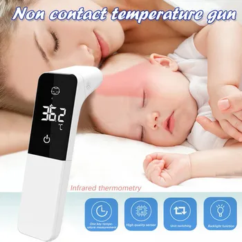 LCD IR Infrared Forehead Thermometer Non-contact IR Infrared for Humans Adult and Baby Kids Fever Digital Thermometer
LCD IR Infrared Forehead Thermometer Non-contact IR Infrared for Humans Adult and Baby Kids Fever Digital Thermometer