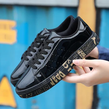 Men's Fashion pu Shoes Spring Autumn Canvas Lace Up Outdoor Casual Shoes Breathable Flats Male Skate Shoe Zapatos De Hombre
Men's Fashion pu Shoes Spring Autumn Canvas Lace Up Outdoor Casual Shoes Breathable Flats Male Skate Shoe Zapatos De Hombre