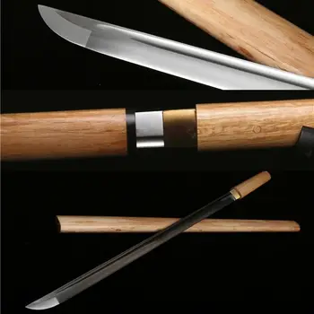 1060 CARBON STEEL BLADE SCULPTURE HAND MADE JAPANESE SWORD KATANA WOOD SAYA
1060 CARBON STEEL BLADE SCULPTURE HAND MADE JAPANESE SWORD KATANA WOOD SAYA