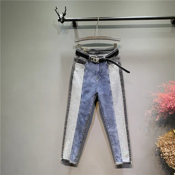 Jeans Women's 2020 Spring Autumn New Hit Color Heavy Industry Hot Drilling Loose-Fit Straight-Cut Denim Pants Female Jeans Pants
Jeans Women's 2020 Spring Autumn New Hit Color Heavy Industry Hot Drilling Loose-Fit Straight-Cut Denim Pants Female Jeans Pants