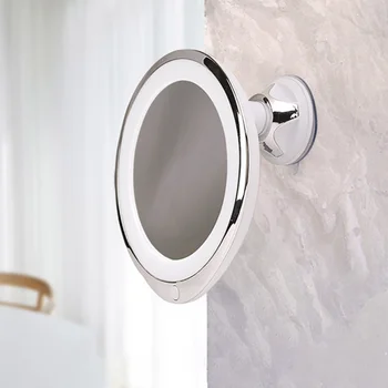 Portable Hand Makeup Mirror Desktop 10X Magnifying Makeup Mirror With Light LED Bathroom Luminated Magnifying Light Mirror
Portable Hand Makeup Mirror Desktop 10X Magnifying Makeup Mirror With Light LED Bathroom Luminated Magnifying Light Mirror