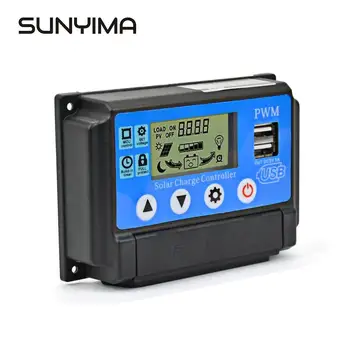 SUNYIMA 50A 12V/24V LCD Solar Charge Controller 40A 30A 20A for Solar Panels Regulator Controller Battery Lamp Current Display
SUNYIMA 50A 12V/24V LCD Solar Charge Controller 40A 30A 20A for Solar Panels Regulator Controller Battery Lamp Current Display
