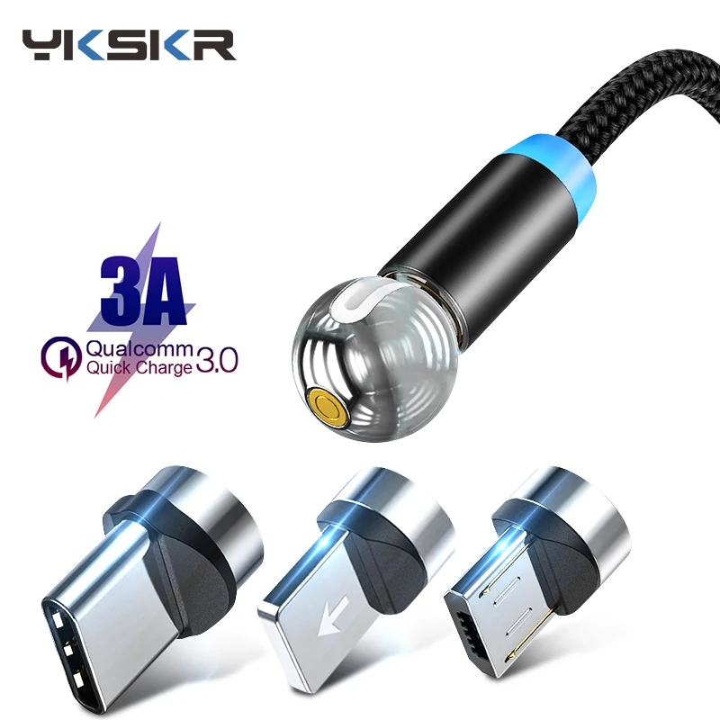Spherical 360 degree Rotate Magnetic Micro USB Type C Cable LED Magnetic Charging Cable for iPhone 11 Xs Max X 8 7 6 6s 5 5s
Spherical 360 degree Rotate Magnetic Micro USB Type C Cable LED Magnetic Charging Cable for iPhone 11 Xs Max X 8 7 6 6s 5 5s