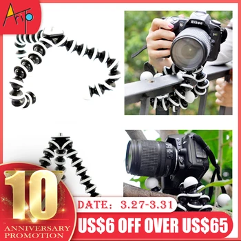 Large Octopus Flexible Tripod Stand Gorillapod for Phone Mobile Phone Holder Portable Desktop GOPRO DSLR Camera Tripod With Clip
Large Octopus Flexible Tripod Stand Gorillapod for Phone Mobile Phone Holder Portable Desktop GOPRO DSLR Camera Tripod With Clip