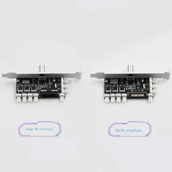 PC 8 Channels Fan Hub Cooling Fan Speed Controller for CPU Case HDD VGA PWM Fan W/ PCI Bracket Power By 12V Cooler Fan
PC 8 Channels Fan Hub Cooling Fan Speed Controller for CPU Case HDD VGA PWM Fan W/ PCI Bracket Power By 12V Cooler Fan