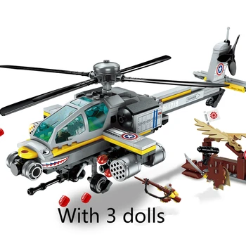 Enlighten Compatible Lepining City Building Block Sea Force Apache Raid 3 Figures 280pcs Educational Bricks Toy Boy Gift
Enlighten Compatible Lepining City Building Block Sea Force Apache Raid 3 Figures 280pcs Educational Bricks Toy Boy Gift