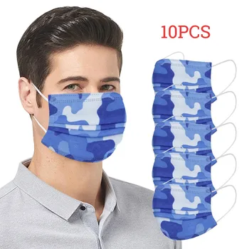 50 PCS Unisex Camouflage Disposable Industrial 3-Ply Design Face Masks Unisex Protection Face Mouth Mask Earloop Fast Delievry
50 PCS Unisex Camouflage Disposable Industrial 3-Ply Design Face Masks Unisex Protection Face Mouth Mask Earloop Fast Delievry