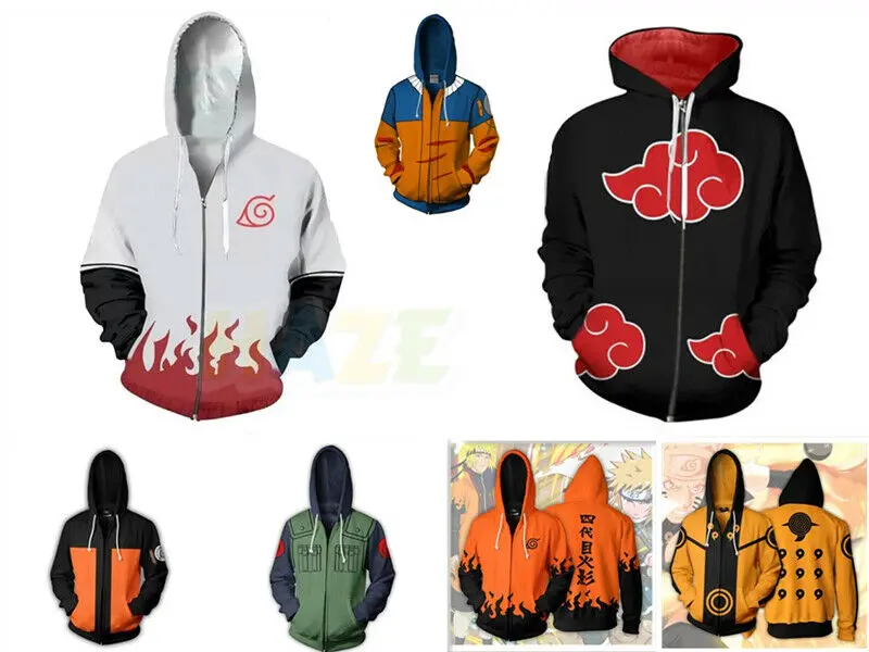 Anime Uzumaki Naruto Uchiha Itachi Hatake Kakashi Cosplay Zipper Hoodie Sweatershirt Unisex Adult Present
Anime Uzumaki Naruto Uchiha Itachi Hatake Kakashi Cosplay Zipper Hoodie Sweatershirt Unisex Adult Present