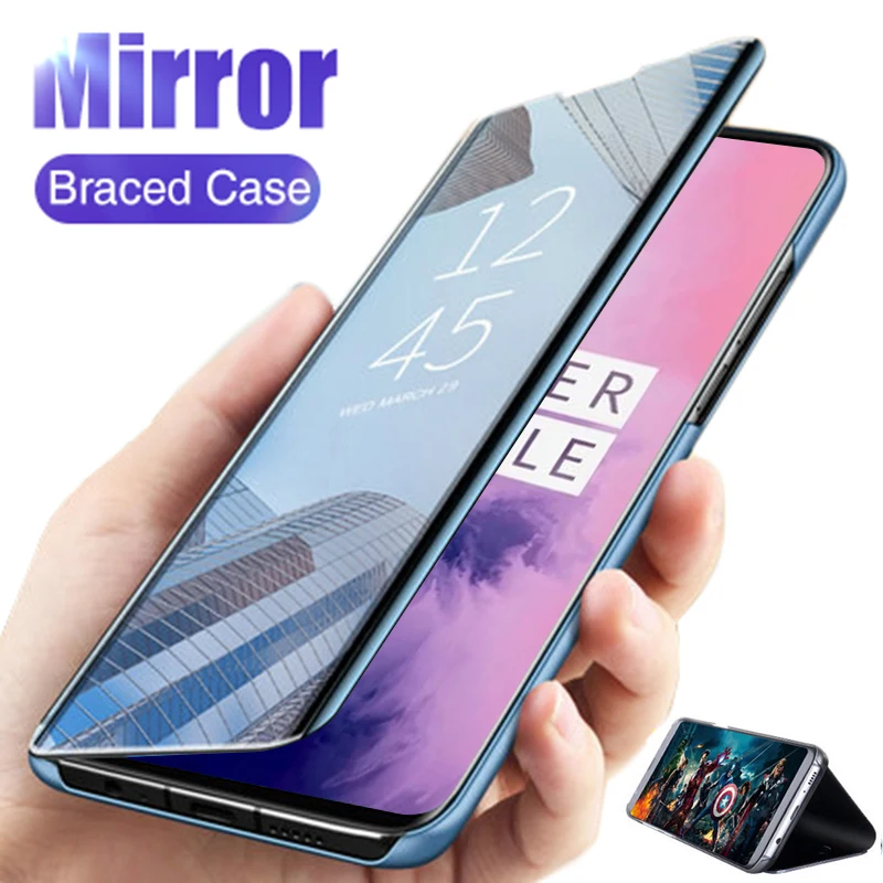 Smart Mirror Flip Phone Case For One Plus 7 7 Pro Leather Holder Standing For One Plus 7T 6T 6 Luxury Flip Stand Hard Back Cover
Smart Mirror Flip Phone Case For One Plus 7 7 Pro Leather Holder Standing For One Plus 7T 6T 6 Luxury Flip Stand Hard Back Cover