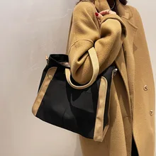 

Female Bag Shoppers Simple Fashion Handbags Shoulder Waterproof Large Capacity Tote Bags 2022 Women's Brand Crossbody