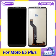 Écran tactile LCD pour Moto E5 Plus, testé, neuf, assemblage de numériseur=