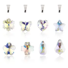 Glass Pendants Stainless Steel Snap on Bails Mixed Color 16x9x6mm For Necklace Pendants Handmade Jewelry Findings
Glass Pendants Stainless Steel Snap on Bails Mixed Color 16x9x6mm For Necklace Pendants Handmade Jewelry Findings