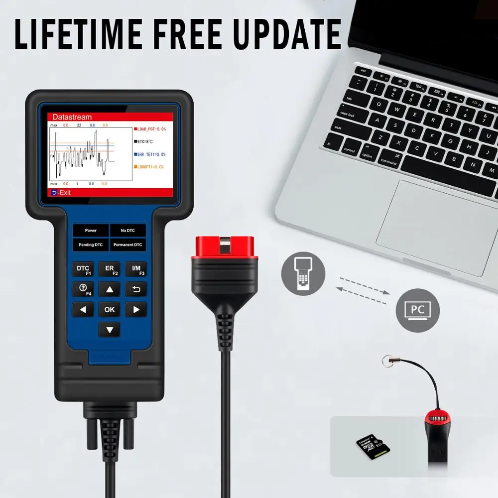 THINKCAR THINKSCAN 601 OBD2 Code Reader Car Diagnostic Tool for Engine ABS SRS Systems with Oil EPB SAS TPMS Reset Free Update
THINKCAR THINKSCAN 601 OBD2 Code Reader Car Diagnostic Tool for Engine ABS SRS Systems with Oil EPB SAS TPMS Reset Free Update