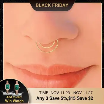 Fake Nose Ring Gold Filled/925 Silver Jewelry Handmade Punk Ring Simple Charm Septum Hoop Jewelry Grillz Fake Nose Ring
Fake Nose Ring Gold Filled/925 Silver Jewelry Handmade Punk Ring Simple Charm Septum Hoop Jewelry Grillz Fake Nose Ring