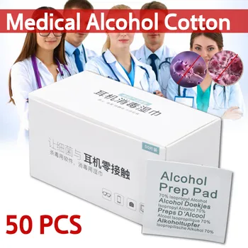 50PCS 75% Alcohol Wet Wipe Disposable Disinfection Swap Pad Phone Glasses Cleaning Antiseptic Cleanser Cleaning Sterilization
50PCS 75% Alcohol Wet Wipe Disposable Disinfection Swap Pad Phone Glasses Cleaning Antiseptic Cleanser Cleaning Sterilization