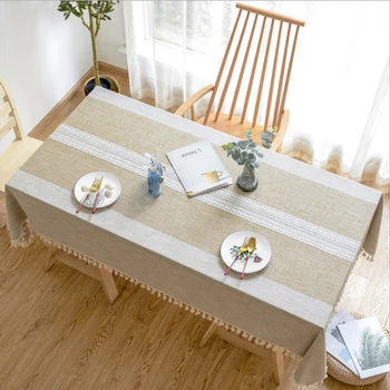 Japanese-style striped cotton and linen tablecloth rectangular round table small fresh Nordic coffee table cover cloth
Japanese-style striped cotton and linen tablecloth rectangular round table small fresh Nordic coffee table cover cloth