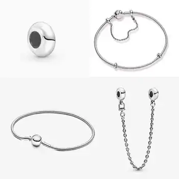 PDB SL Original 925 Sterling Silver ME Series Bracelet for DIY Charm Bead Pendant with Original Printed Woman Jewelry Gift
PDB SL Original 925 Sterling Silver ME Series Bracelet for DIY Charm Bead Pendant with Original Printed Woman Jewelry Gift