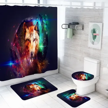 Soft Polyester Bathroom Mats Anti Skid Absorbent Toilet Seat Cover Bath Mat Lid Cover 3/4Pcs Waterproof Shower Curtain Rug Set
Soft Polyester Bathroom Mats Anti Skid Absorbent Toilet Seat Cover Bath Mat Lid Cover 3/4Pcs Waterproof Shower Curtain Rug Set