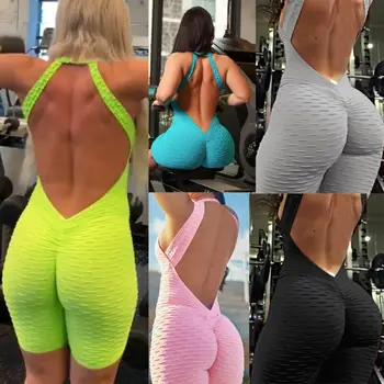 Sexy Lady Bodycon Jumpsuit New Sexy Deep V-neck Slim Casual Romper Female Sleeveless Summer Gym Workout Fitness Backless Costume
Sexy Lady Bodycon Jumpsuit New Sexy Deep V-neck Slim Casual Romper Female Sleeveless Summer Gym Workout Fitness Backless Costume