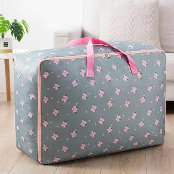 Handle Quilt Organizer Portable Clothes Storage Bag Printed Stroage Bag For Closet Folding Closet Organizer For Househould Item 
Handle Quilt Organizer Portable Clothes Storage Bag Printed Stroage Bag For Closet Folding Closet Organizer For Househould Item