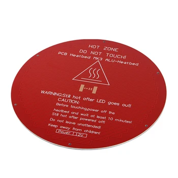 Easy Install Replacement Part Heated Bed Round Shape 3D Printer Red Stable Portable Aluminum Board PCB Silicagel Column 
Easy Install Replacement Part Heated Bed Round Shape 3D Printer Red Stable Portable Aluminum Board PCB Silicagel Column