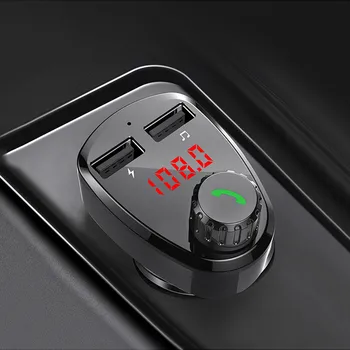Wireless Bluetooth Handsfree Car Kit FM Transmitter MP3 Player Dual USB Charger Cigarette Lighter Car player FM transmitter
Wireless Bluetooth Handsfree Car Kit FM Transmitter MP3 Player Dual USB Charger Cigarette Lighter Car player FM transmitter
