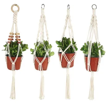 Macrame wall hanging handmade rope woven makrama plant hanger garden decoration flower pot hanger hanging planter basket
Macrame wall hanging handmade rope woven makrama plant hanger garden decoration flower pot hanger hanging planter basket
