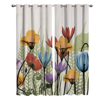 Flower Curtains Window Living Room Curtains Kitchen Indoor Window High Blackout Curtain
Flower Curtains Window Living Room Curtains Kitchen Indoor Window High Blackout Curtain