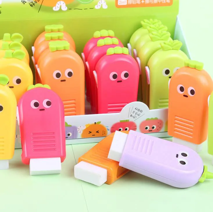 1PC Kawaii Creative Design Carrot Children Eraser Drawing Correction Student Stationery School Office Supply(ss-701)
1PC Kawaii Creative Design Carrot Children Eraser Drawing Correction Student Stationery School Office Supply(ss-701)