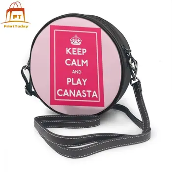 Playing Cards Shoulder Bag Playing Cards Leather Bag Pattern Trending Women Bags Crossbody Woman Round Purse 
Playing Cards Shoulder Bag Playing Cards Leather Bag Pattern Trending Women Bags Crossbody Woman Round Purse