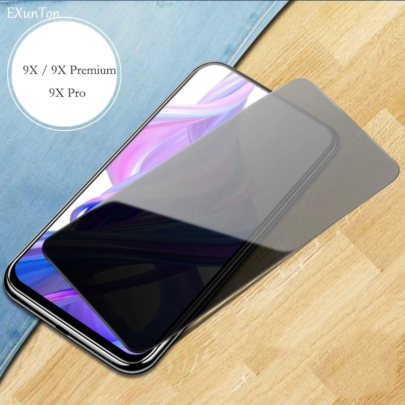 for Honor 9X Premium Privacy Glass Screen Protector For Huawei 9x Pro China Anti Spy Tempered | Мобильные телефоны и