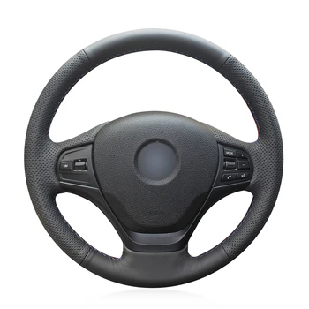 Hand Sew Black Artificial Leather Comfortable Car Steering Wheel Cover for BMW F30 316i 320i 328i
Hand Sew Black Artificial Leather Comfortable Car Steering Wheel Cover for BMW F30 316i 320i 328i