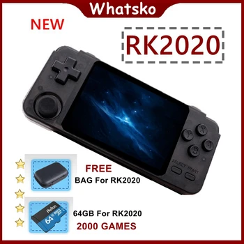 Whatsko RK2020 Retro Video Game Console 3.5" IPS Screen PS1 Game N64 Arcade Handheld Emulator game player portable Child gift
Whatsko RK2020 Retro Video Game Console 3.5" IPS Screen PS1 Game N64 Arcade Handheld Emulator game player portable Child gift