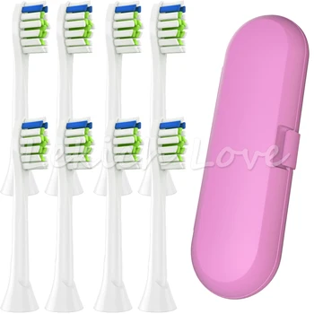 8 Pcs Replacement Toothbrush Heads with Travel Case for Philips Sonicare Toothbrush Heads Fits 2 Series, Flexcare, EasyClean
8 Pcs Replacement Toothbrush Heads with Travel Case for Philips Sonicare Toothbrush Heads Fits 2 Series, Flexcare, EasyClean