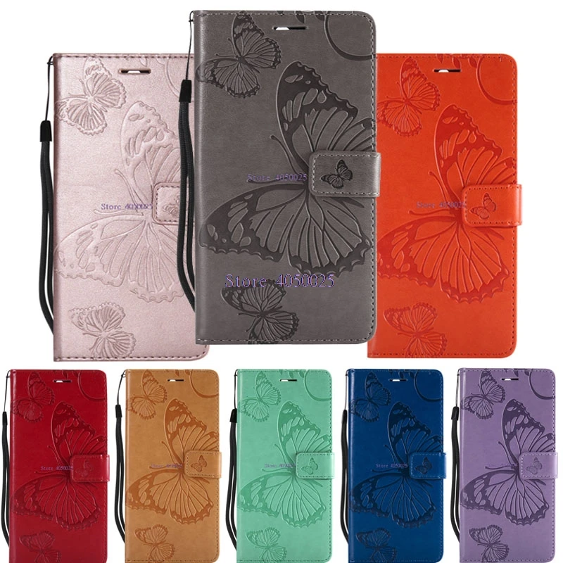 PU Embossed Covers On For Huawei P Smart FIG-LX1 Book Flip Cases 32GB 64GB Dual SIM Leather wallet | Мобильные телефоны и