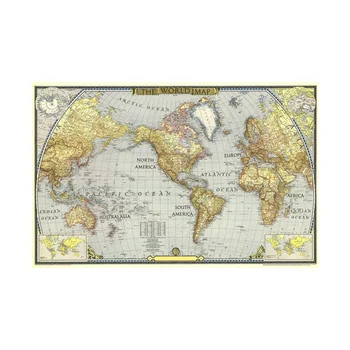 Vintage World Map No Frame 1943 Map of World A1 Poster Wall Chart Retro Kraft Paper School Home Decor Office Supplies
Vintage World Map No Frame 1943 Map of World A1 Poster Wall Chart Retro Kraft Paper School Home Decor Office Supplies