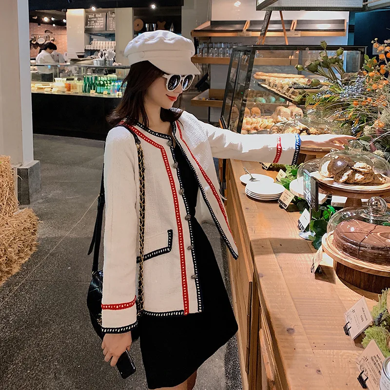 Tweed Graceful Short Coat Women's 2019 New Style Fashion Spring And Autumn Korean-style Loose-Fit Long-sleeved Upper Garment Sin
Tweed Graceful Short Coat Women's 2019 New Style Fashion Spring And Autumn Korean-style Loose-Fit Long-sleeved Upper Garment Sin