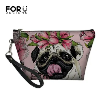 FORUDESIGNS Cute Pink Pug Pattern Necessaire Feminina Cosmetic Bags Organizer Ladies Beauty Case Small Travel Toiletry Package
FORUDESIGNS Cute Pink Pug Pattern Necessaire Feminina Cosmetic Bags Organizer Ladies Beauty Case Small Travel Toiletry Package