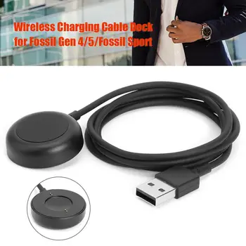 Wireless Charging Cable Station Curve Design Conforming to Ergonomics Cradle Adapter for Fossil Gen 4/5/Fossil Sport
Wireless Charging Cable Station Curve Design Conforming to Ergonomics Cradle Adapter for Fossil Gen 4/5/Fossil Sport