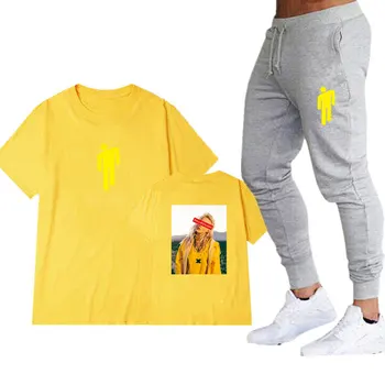 ropa hombre tracksuit men Rapper Billie Eilish T shirt Sets Streetwear Men Women Tracksuit Hip hop cotton shirt Sweatpants Suit
ropa hombre tracksuit men Rapper Billie Eilish T shirt Sets Streetwear Men Women Tracksuit Hip hop cotton shirt Sweatpants Suit