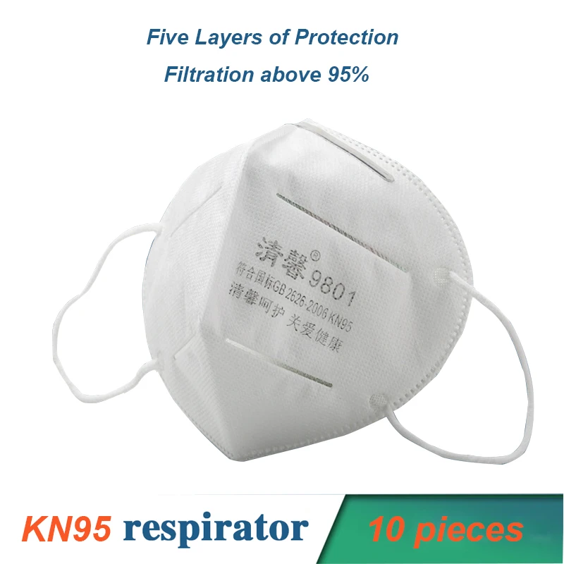 10Pcs KN95 5 Layers Anti Mask N95 Safety Protective Mask Anti Dust FFP2 Dust Gas Mask 95% Filtration Anti-fog Mask
10Pcs KN95 5 Layers Anti Mask N95 Safety Protective Mask Anti Dust FFP2 Dust Gas Mask 95% Filtration Anti-fog Mask