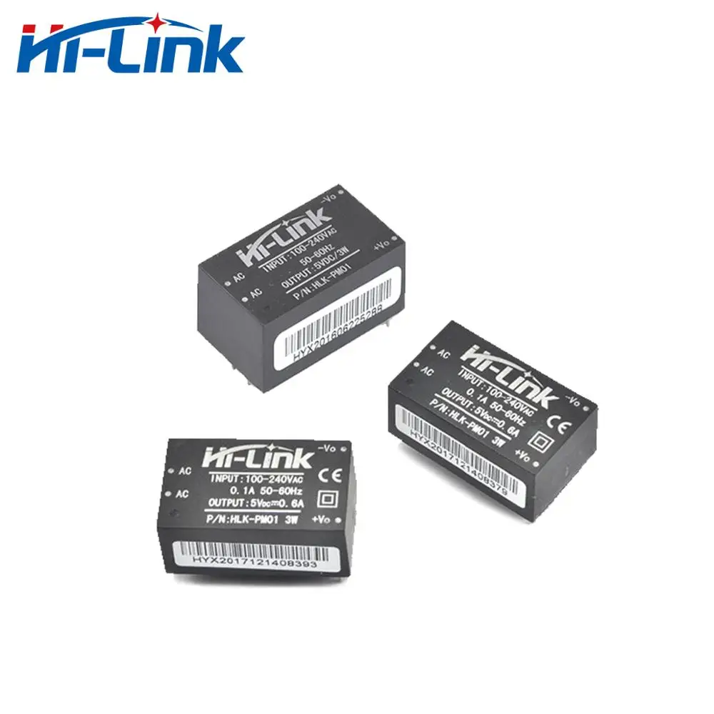 Бесплатная доставка Партия из 20 шт./лот HLK PM01 220V 5V 3W изолированный преобразователь