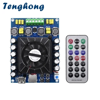 Tenghong TDA7498 Digital Power Amplifier Audio Board 160W*2 Dual Channel Stereo Sound Amplifiers U Disk TF Card Remote Control
Tenghong TDA7498 Digital Power Amplifier Audio Board 160W*2 Dual Channel Stereo Sound Amplifiers U Disk TF Card Remote Control
