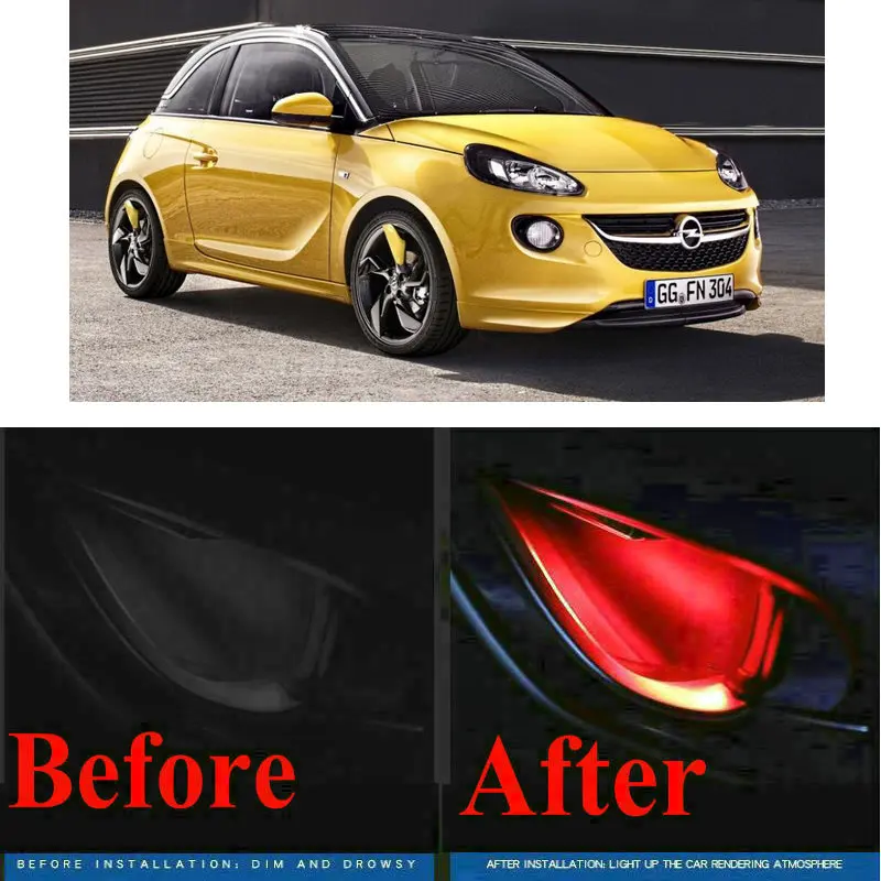 4pc CF style stickers on cars interior inside door handle atmosphere lamp for opel vivaro ADAM Agila A B AMPERA ANTARA ASTRA K
4pc CF style stickers on cars interior inside door handle atmosphere lamp for opel vivaro ADAM Agila A B AMPERA ANTARA ASTRA K