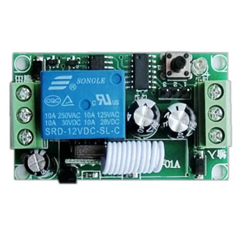 AC 220V 10A 1 Ch 315MHz 433MHz Channel Wireless RF Remote Control Transmitter Receiver Relay Switch Best for Smart Home
AC 220V 10A 1 Ch 315MHz 433MHz Channel Wireless RF Remote Control Transmitter Receiver Relay Switch Best for Smart Home