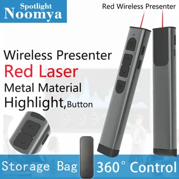 Noomya R10 Metal Wireless Presenter Red Light laser 2.4GHz ppt Laser Pointer Presentation USB Control Pen For Mac Win 10 8 7 XP
Noomya R10 Metal Wireless Presenter Red Light laser 2.4GHz ppt Laser Pointer Presentation USB Control Pen For Mac Win 10 8 7 XP