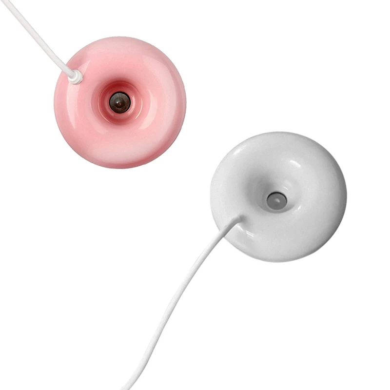 2pcs Pink Donut Humidifier Usb Office Desktop Mini Humidifier Portable Creative Air Purifier - Pink & White
2pcs Pink Donut Humidifier Usb Office Desktop Mini Humidifier Portable Creative Air Purifier - Pink & White
