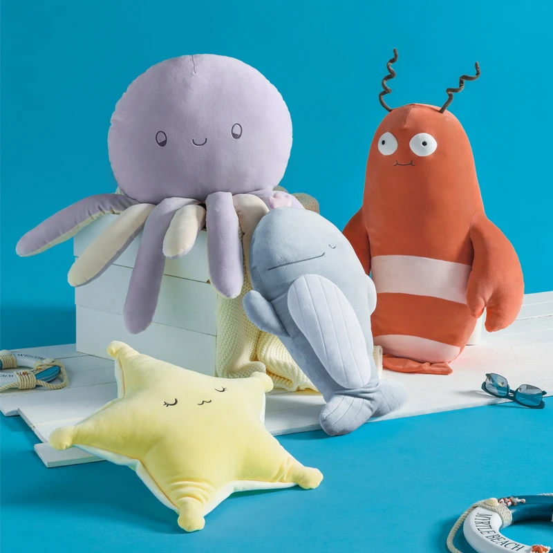 Cute Cartoon Animals Plush Toy Stuffed Ocean Fish Dolls Kawaii Plush Shrimp Whale Octopus Starfish Magic Aquarium Series Plush Gifts for Kids Children Xmas Birthday Holiday Home Sofa Decor Pillow Cushion
Cute Cartoon Animals Plush Toy Stuffed Ocean Fish Dolls Kawaii Plush Shrimp Whale Octopus Starfish Magic Aquarium Series Plush Gifts for Kids Children Xmas Birthday Holiday Home Sofa Decor Pillow Cushion