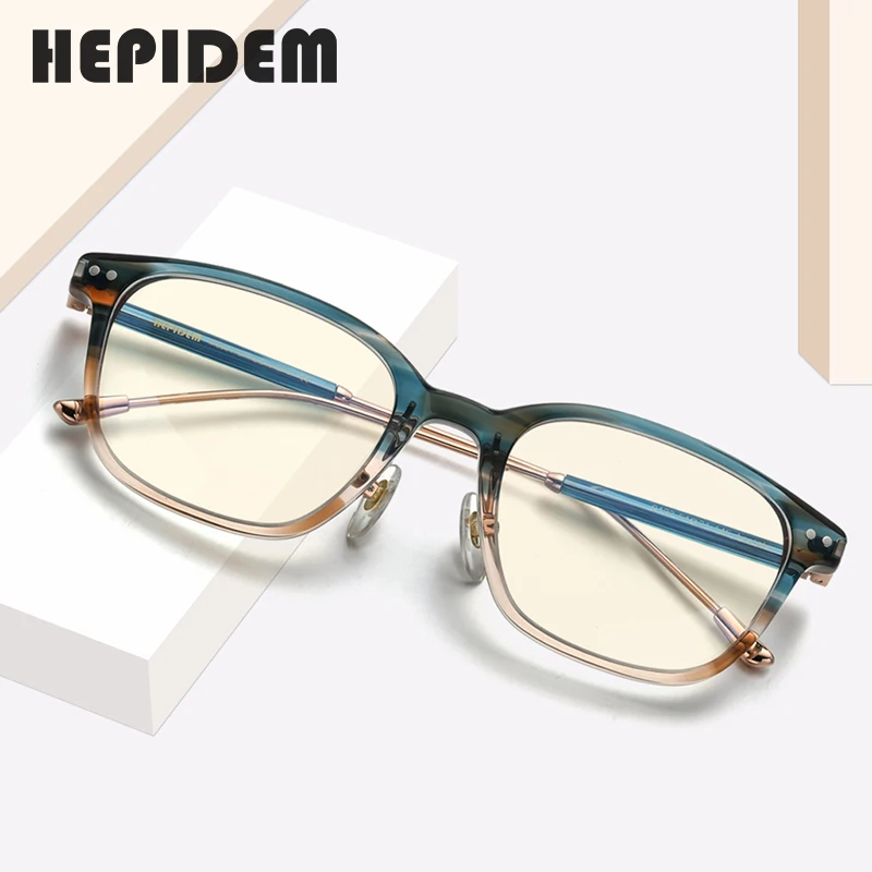 HEPIDEM Acetate Blue Light Blocking Glasses Men Retro Vintage Round Anti UV Rays Computer Gaming Eyeglasses 2020 Women 9132AB
HEPIDEM Acetate Blue Light Blocking Glasses Men Retro Vintage Round Anti UV Rays Computer Gaming Eyeglasses 2020 Women 9132AB