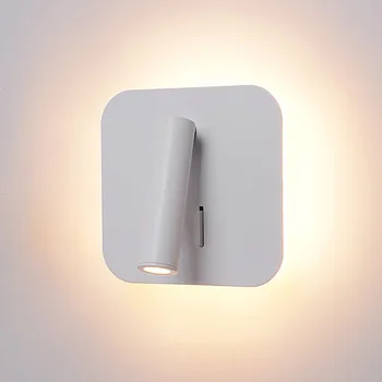 Living room bedroom lamp wall lamp led reading lamp with switch aluminum modern minimalist dual control rotatable wall light 
Living room bedroom lamp wall lamp led reading lamp with switch aluminum modern minimalist dual control rotatable wall light